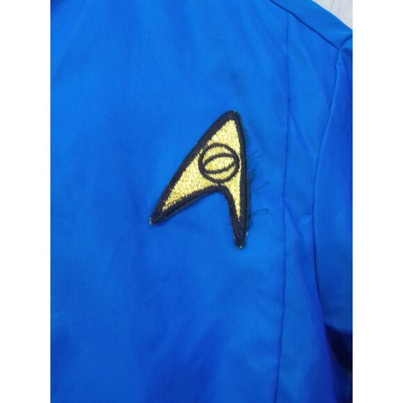 Vintage Star Trek Style Mr Spock Outerspace Style Windbreaker Jacket READ - Picture 2 of 8